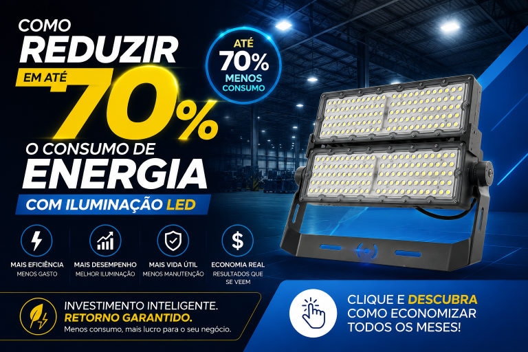 Como Reduzir em Até 70% o Consumo de Energia com Iluminação LED