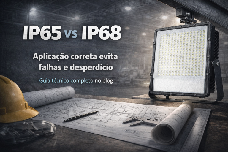 IP65 ou IP68: Qual Proteção Ideal para Refletor Industrial?
