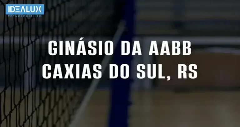 Idealux - CASE Iluminação do Ginásio da AABB - Caxias do Sul, RS - 772x410