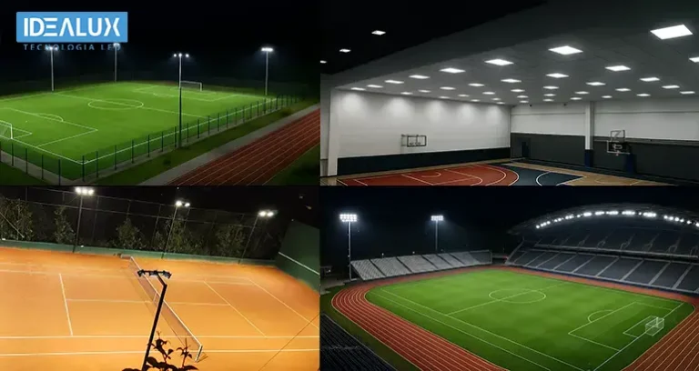 Idealux - Como escolher a Iluminação Correta para cada Espaço Esportivo