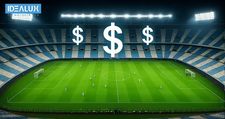 Idealux - Quanto custa a iluminação de um campo de futebol?