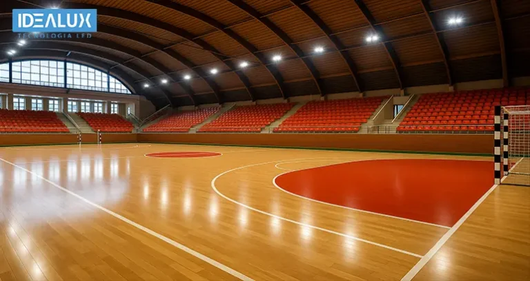 Idealux - Iluminação para Quadra de Futsal - Idealux - 772x410