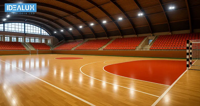 Idealux - Iluminação para Quadra de Futsal - Idealux - 772x410