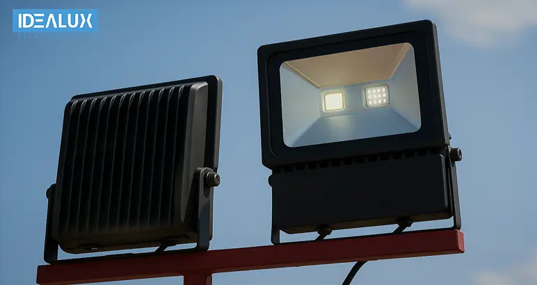 Idealux - Por que o Refletor LED Fica Piscando Causas e Soluções - 772x410