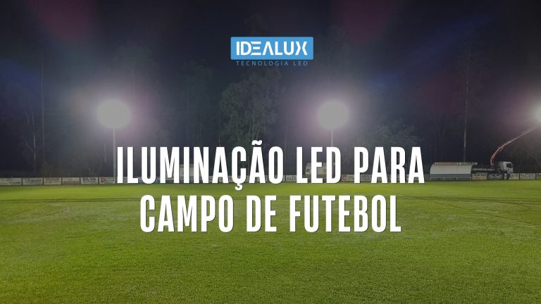 Iluminação Led para Campo de Futebol