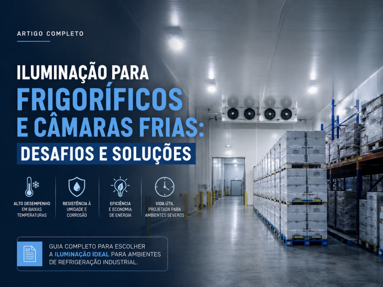 Iluminação para Frigoríficos e Câmaras Frias: Desafios e Soluções