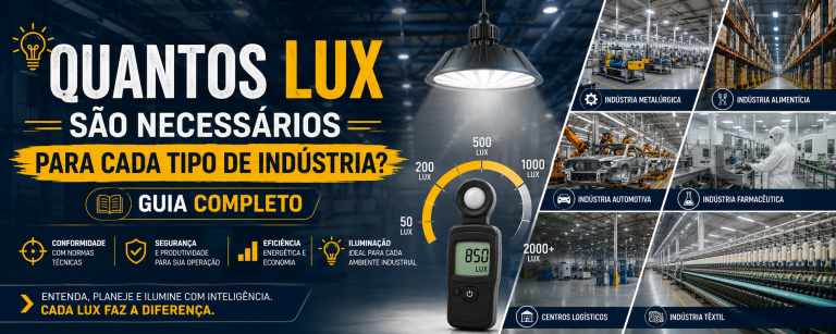 Quantos Lux São Necessários para Cada Tipo de Indústria? Guia Completo