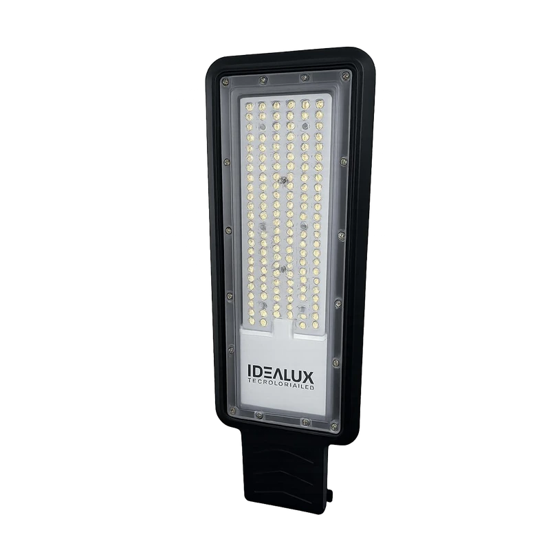Luminária LED da linha Street Eco Idealux — vista frontal